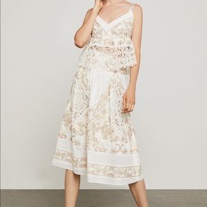 BCBG MaxAzria Embroidered Skirt & Top XS NWT!